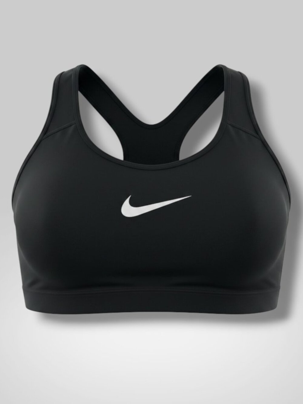 Nike Bold Swoosh Black Sports Bra XL